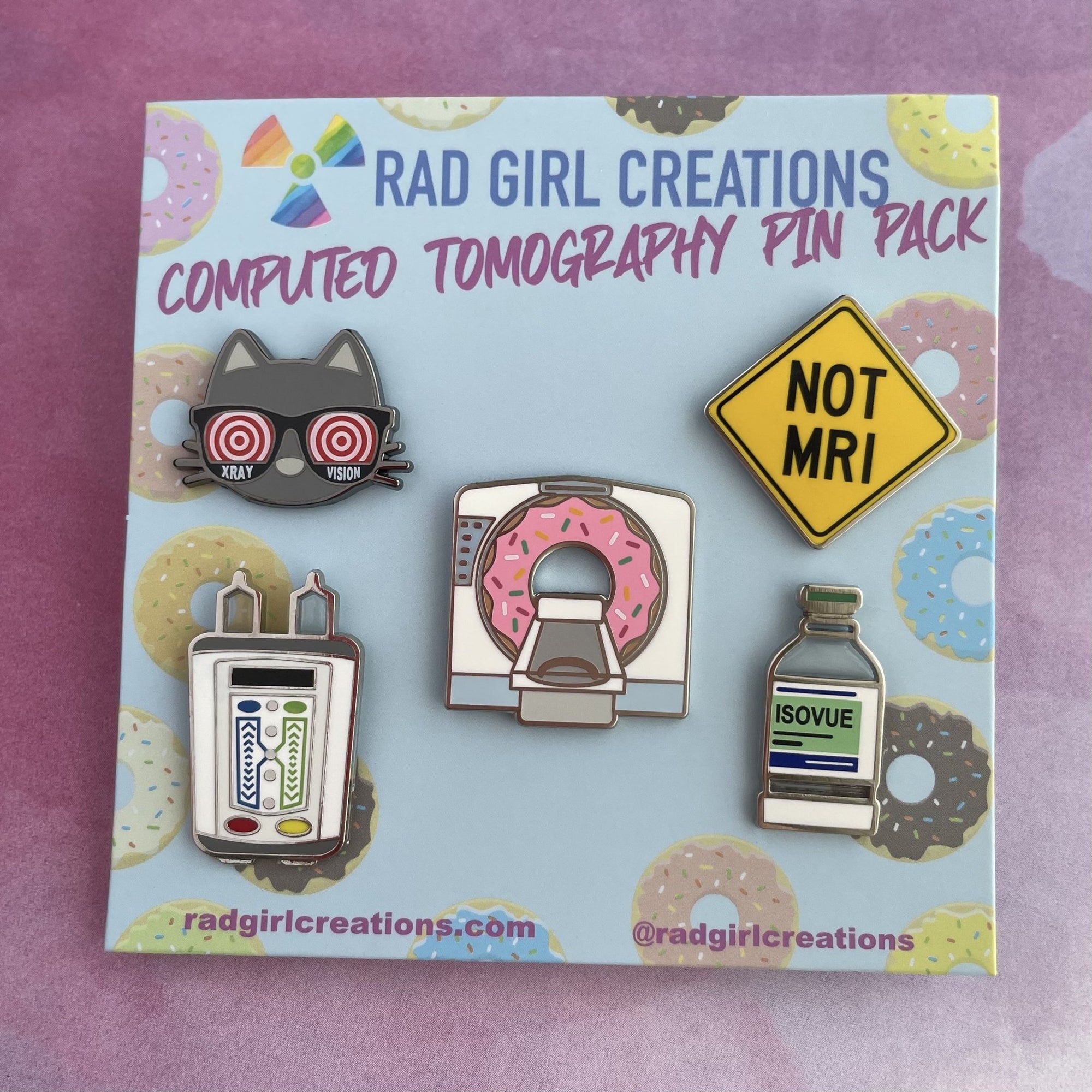 Computed Tomography Pin Pack - Rad Girl Creations