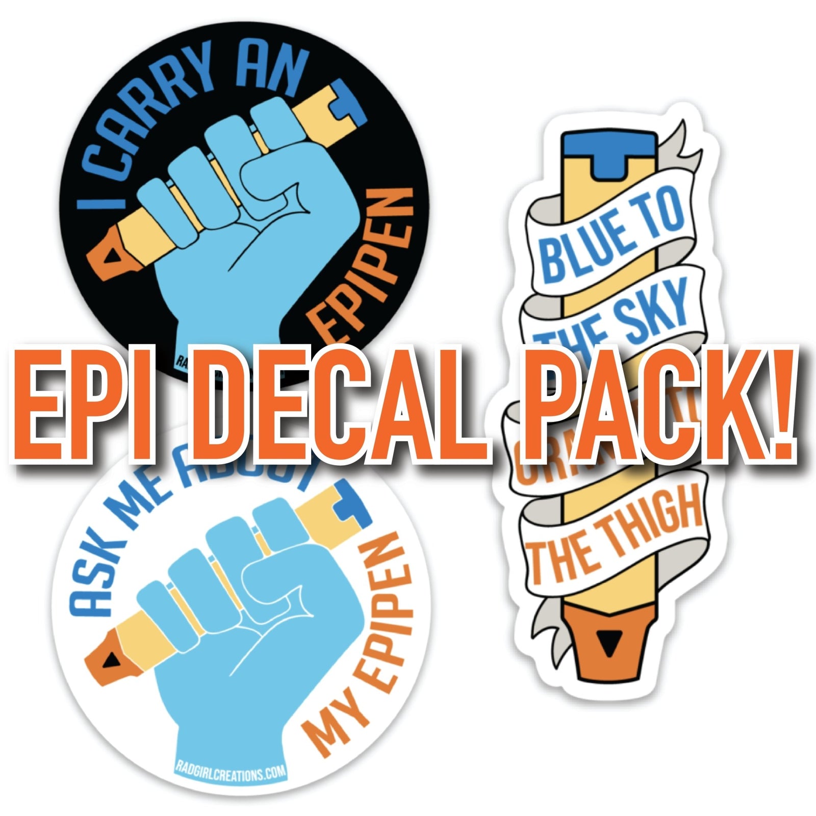 Epi Decal Pack - Rad Girl Creations