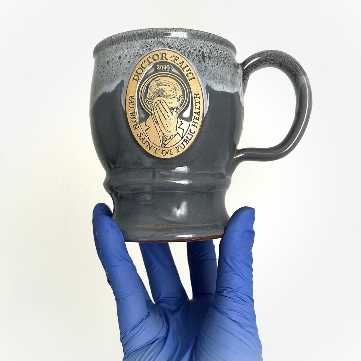Fauci is a Saint Handcrafted Pottery Mug - Rad Girl Creations