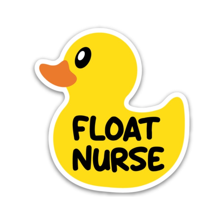 Float Nurse Decal - Rad Girl Creations - Medical Decal