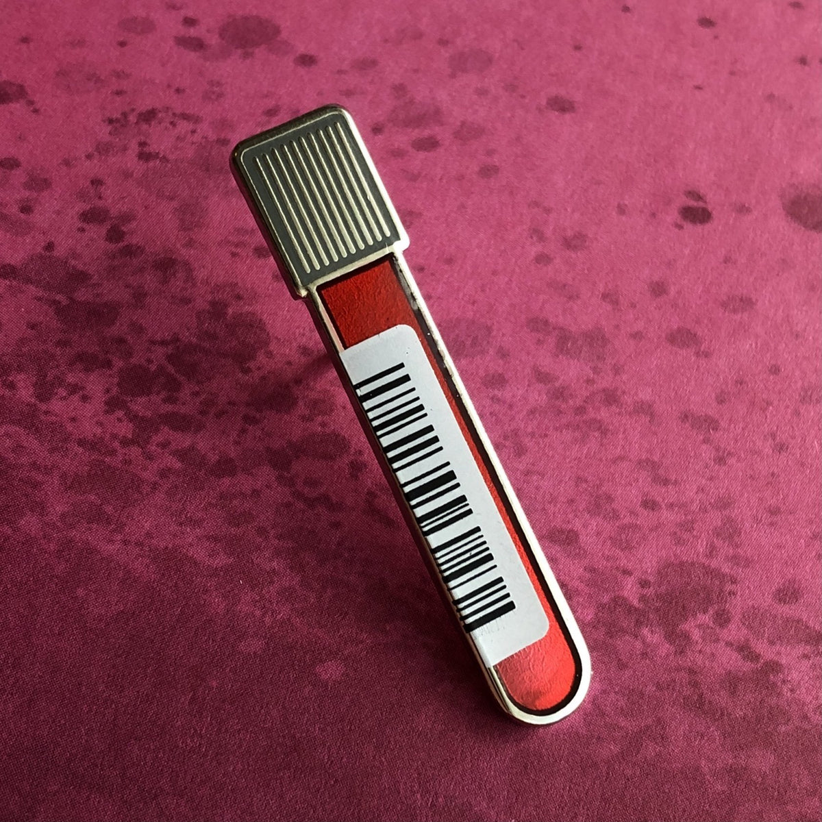 Grey-Top Vacutainer Pin - Rad Girl Creations