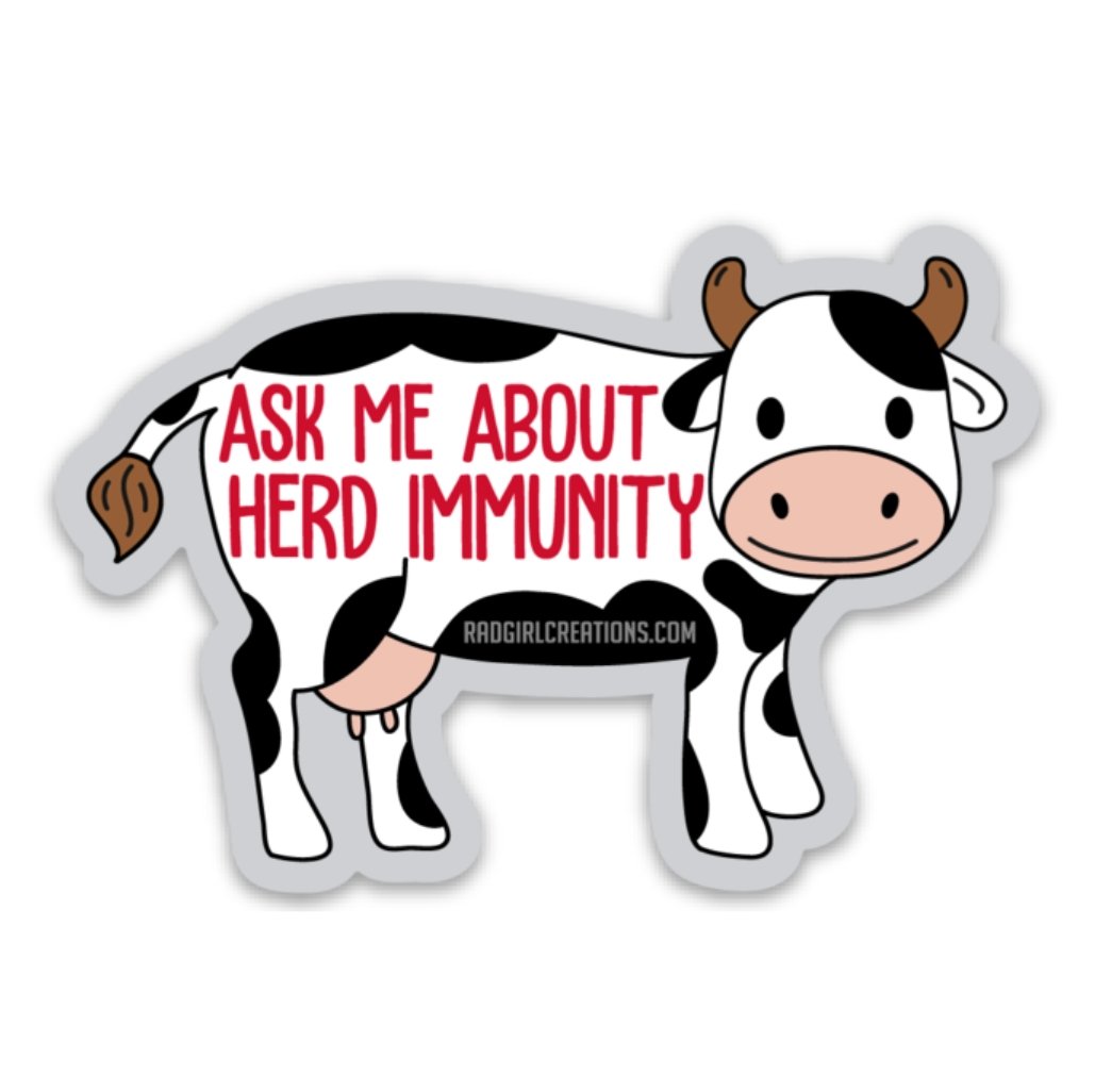 Herd Immunity Decal - Rad Girl Creations