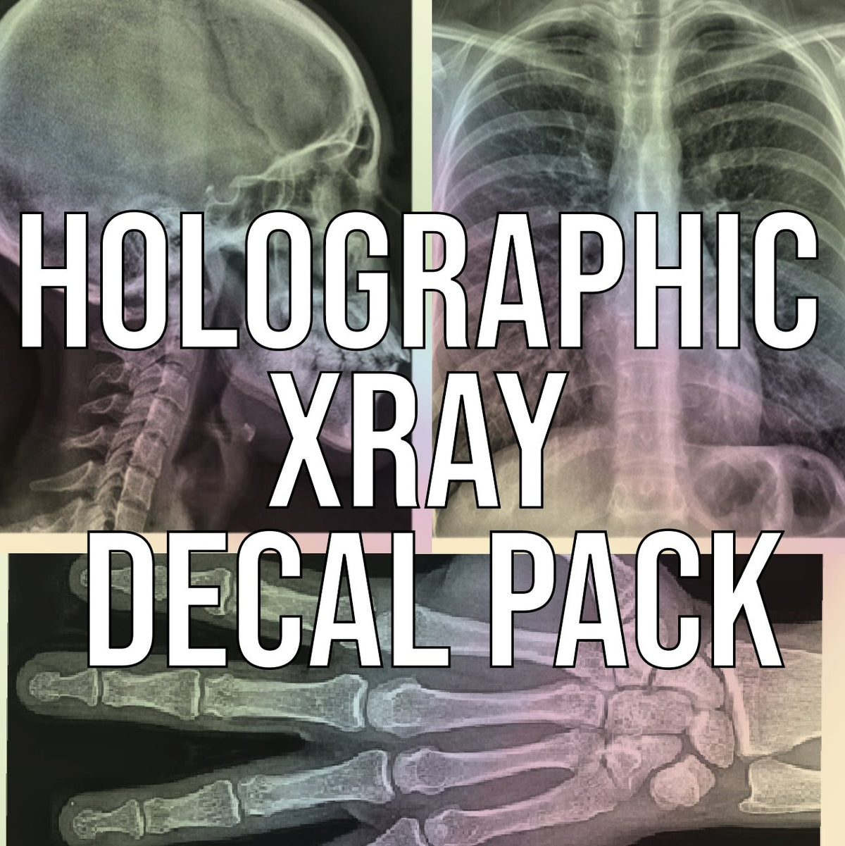 Holographic Xray Decal Pack - Rad Girl Creations