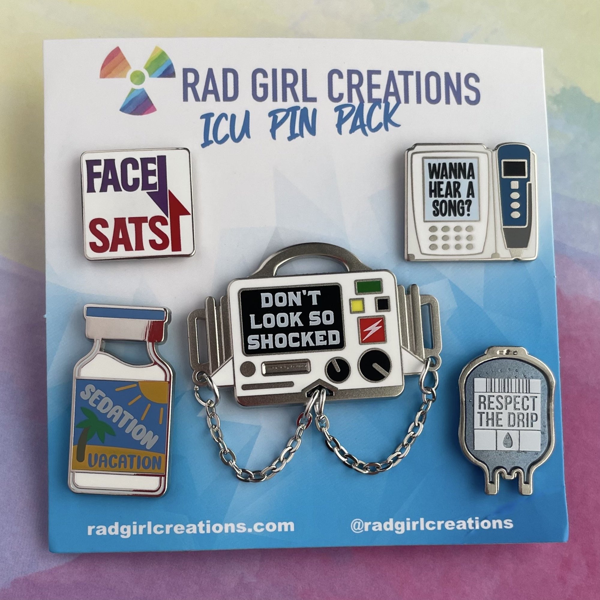 ICU Pin Pack - Rad Girl Creations