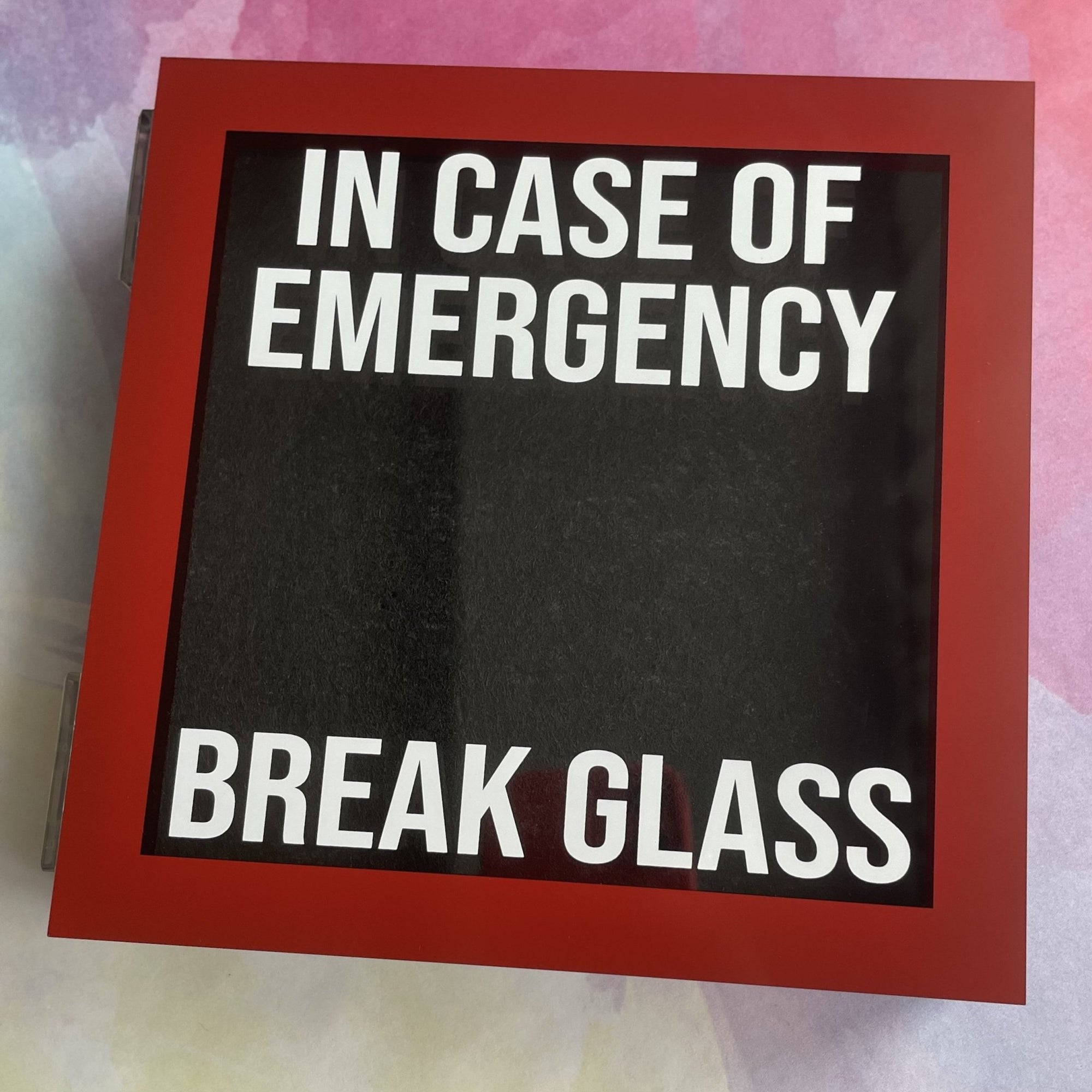 In Case of Emergency Pin Display Case - PREORDER - Rad Girl Creations