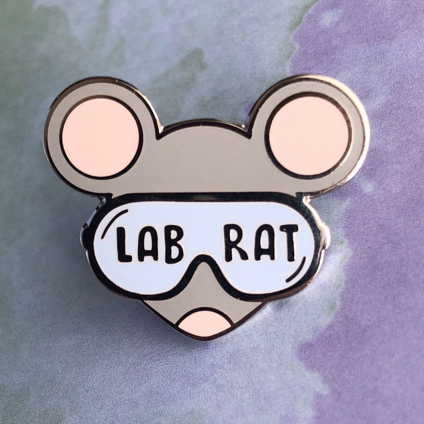 Lab Rat Pin - Rad Girl Creations