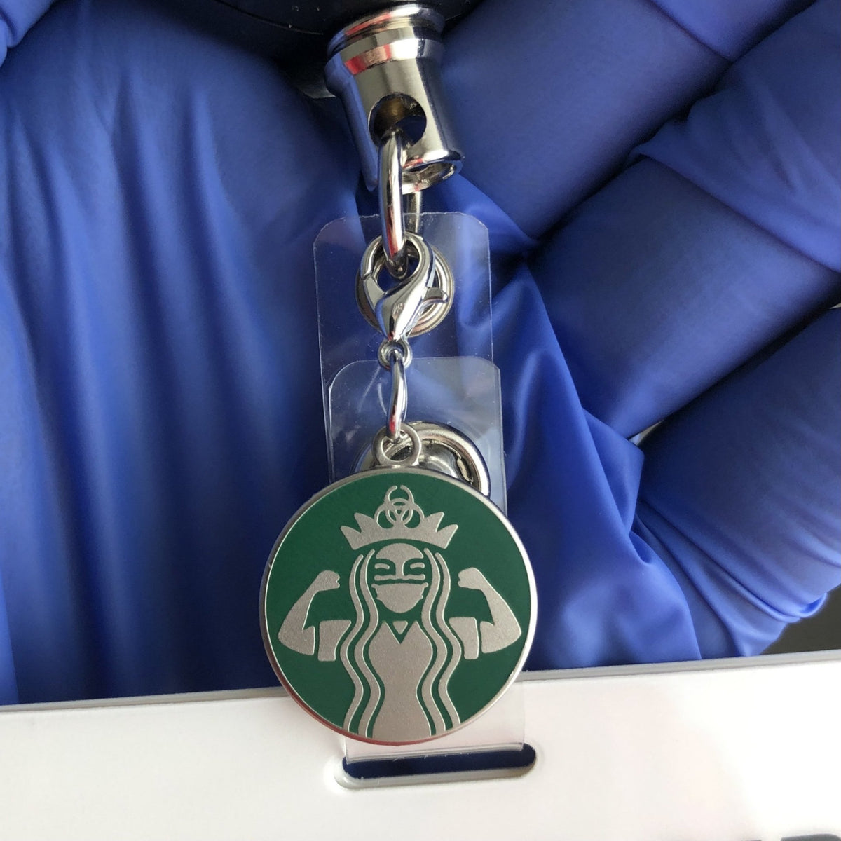 Masked Coffee Charm - Rad Girl Creations