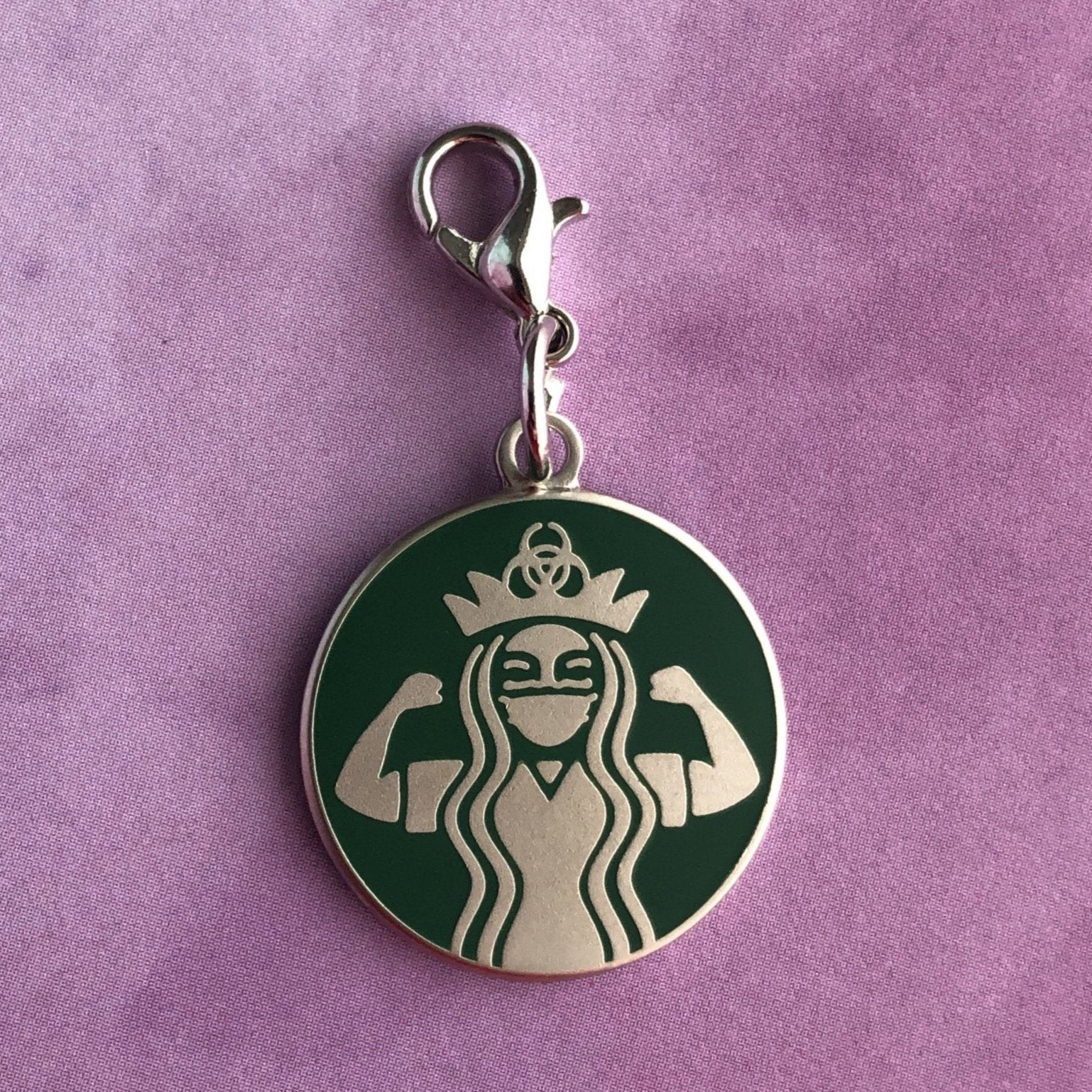 Masked Coffee Charm - Rad Girl Creations