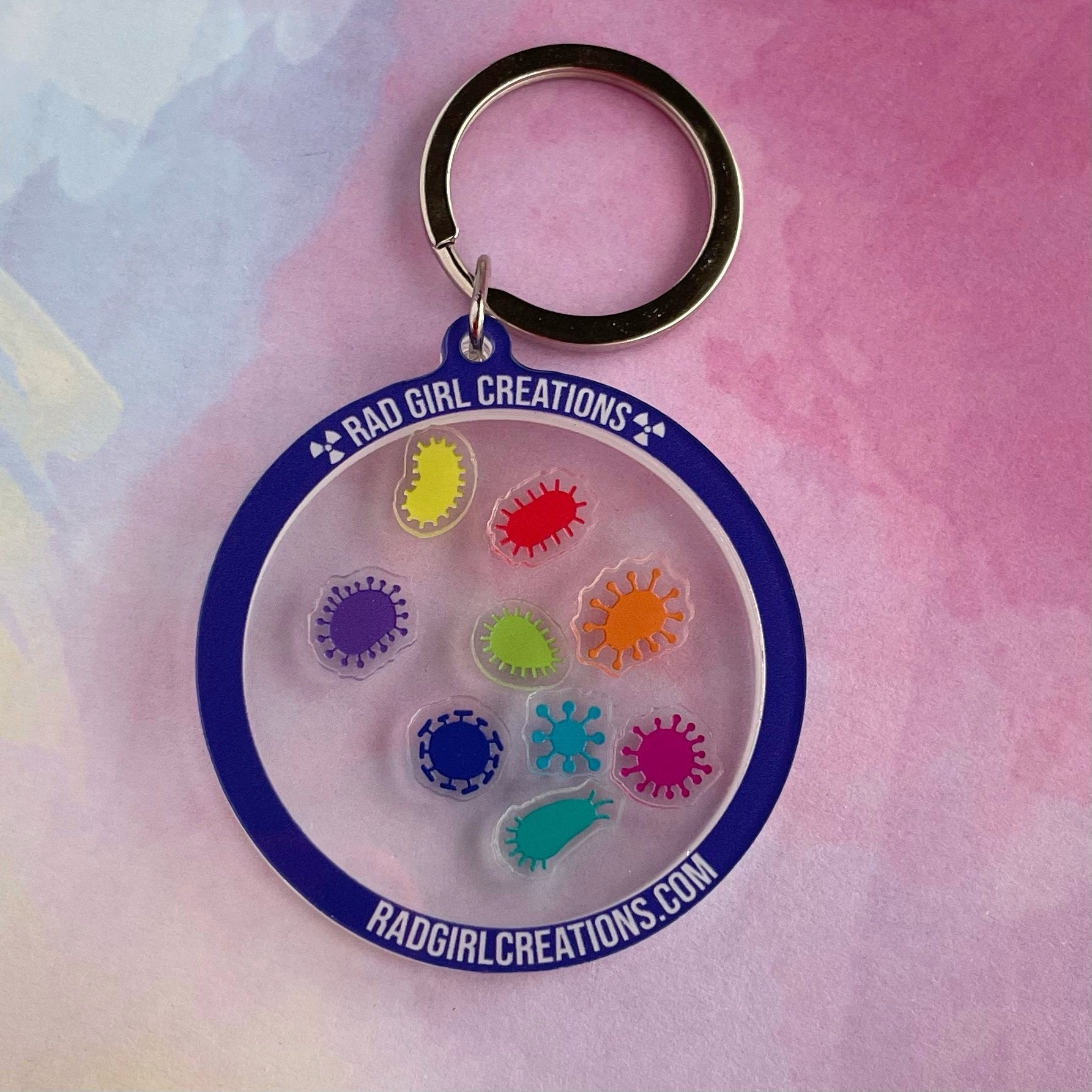 Microbe Keychain - Rad Girl Creations