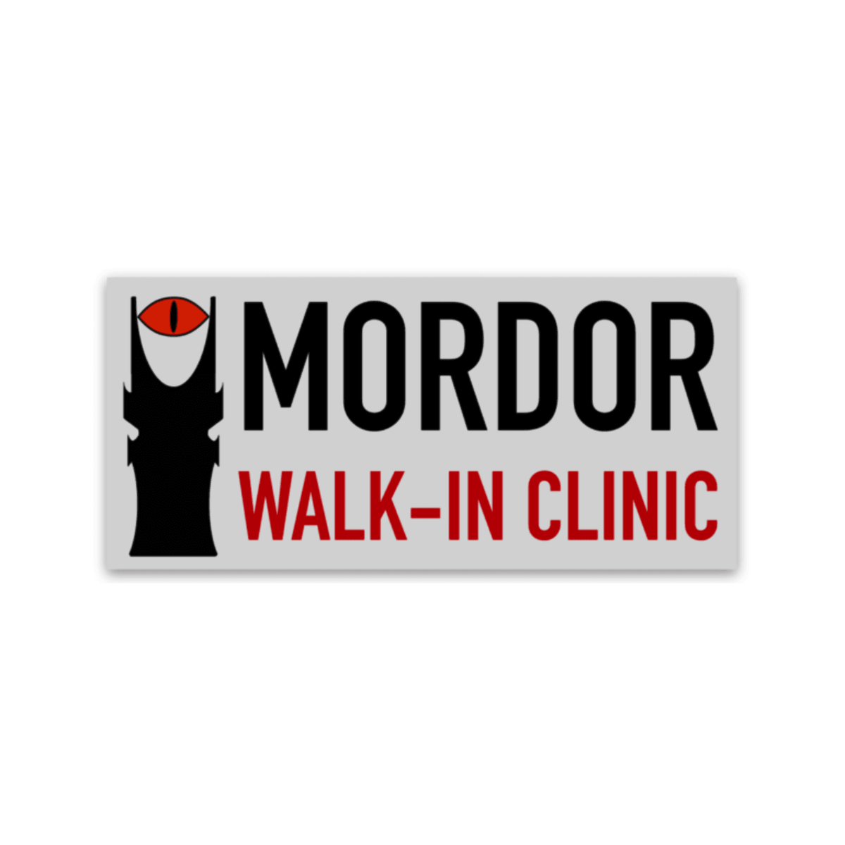 Mordor Clinic Decal - Rad Girl Creations