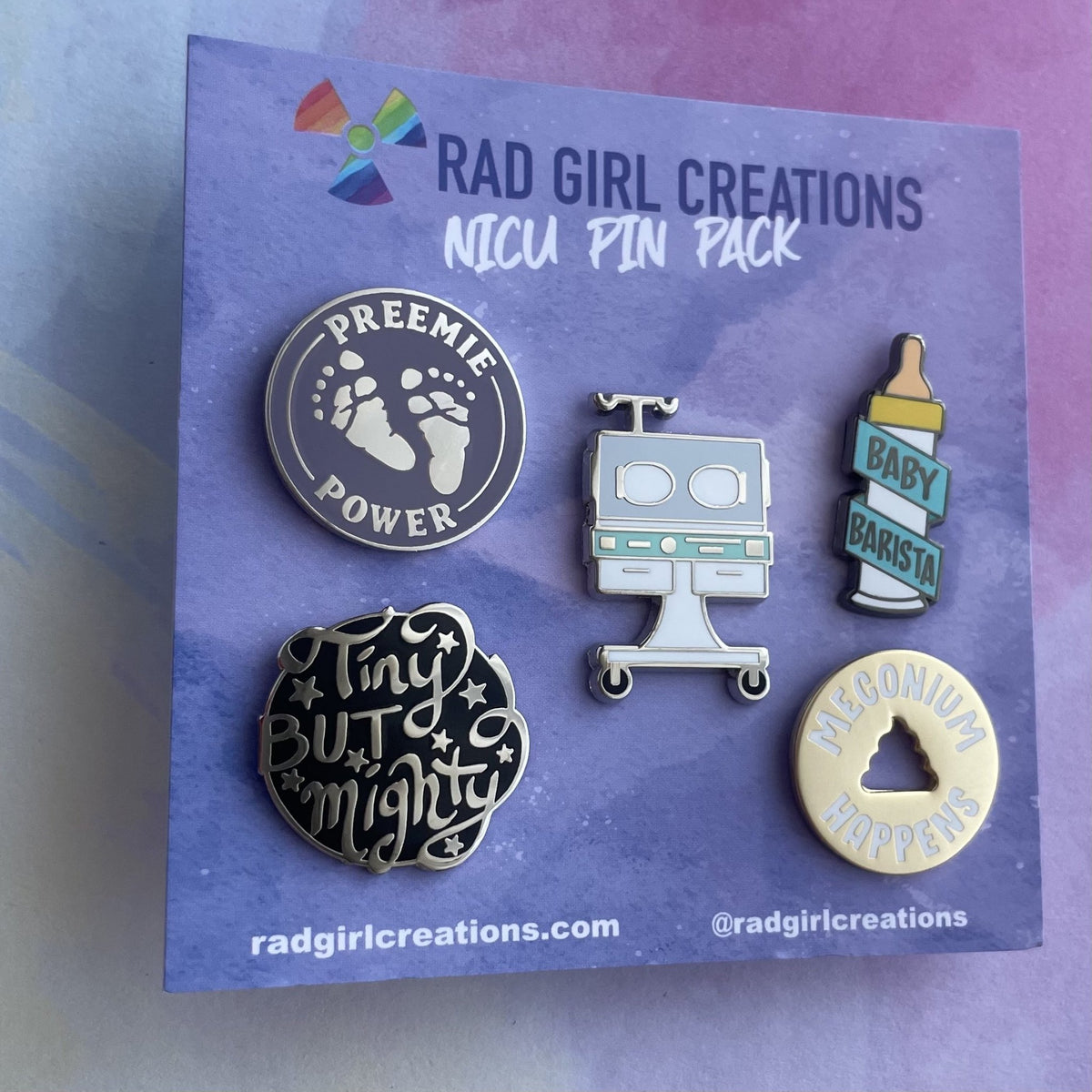 NICU Pin Pack - Rad Girl Creations