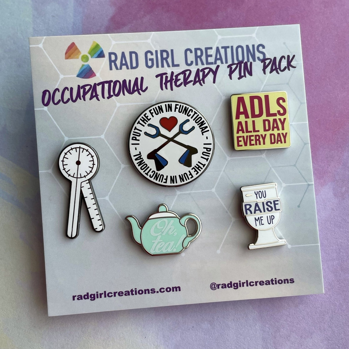 Occupational Therapy Pin Pack - Rad Girl Creations