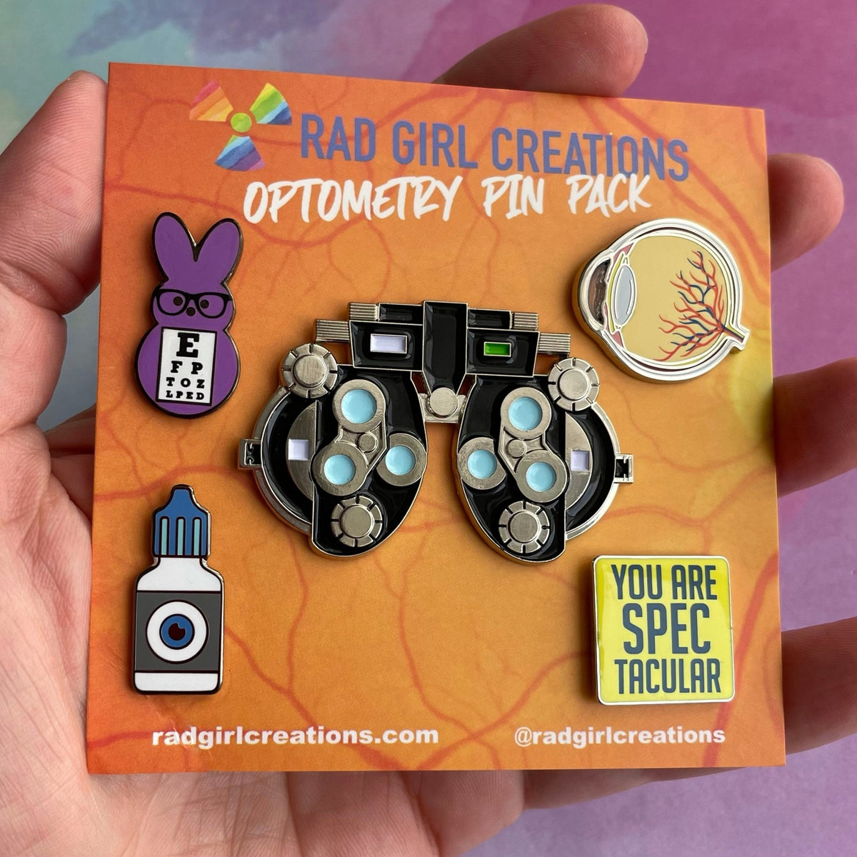 Optometry Pin Pack - Rad Girl Creations