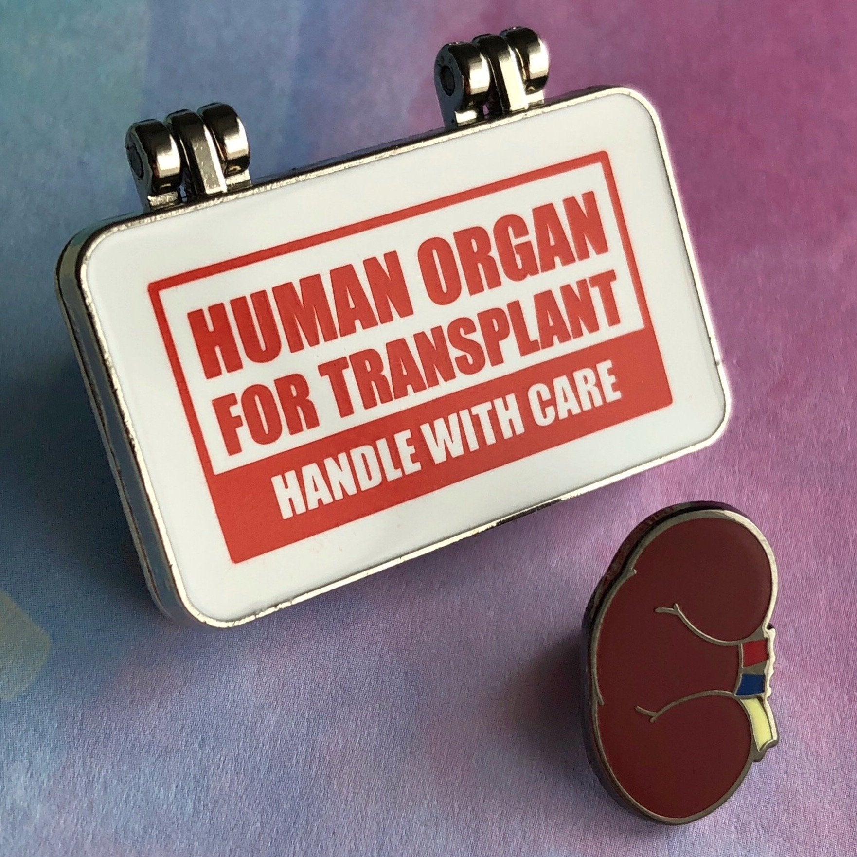 Organs on Ice Pin - Kidney Transplant - Rad Girl Creations