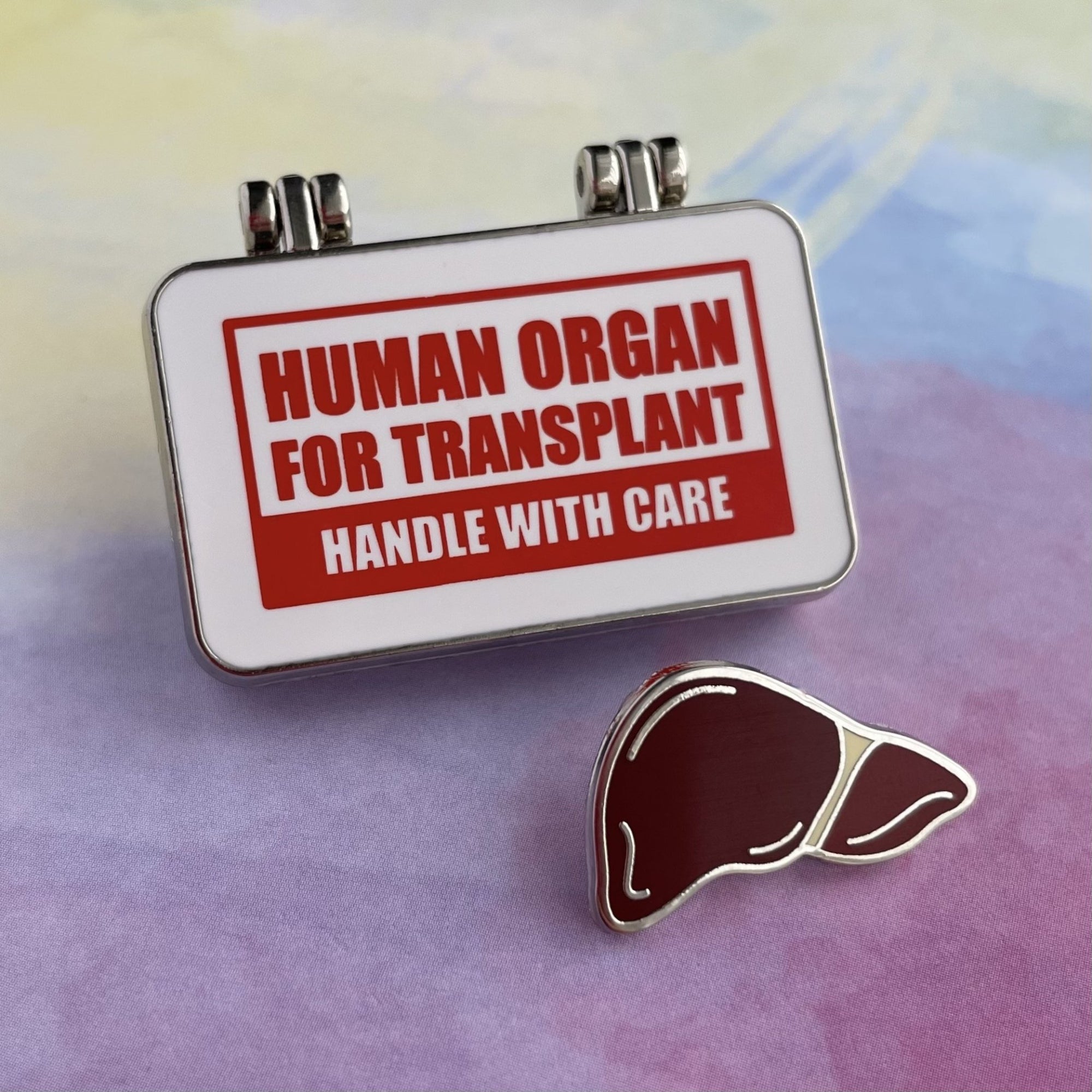 Organs on Ice Pin - Liver Transplant - Rad Girl Creations
