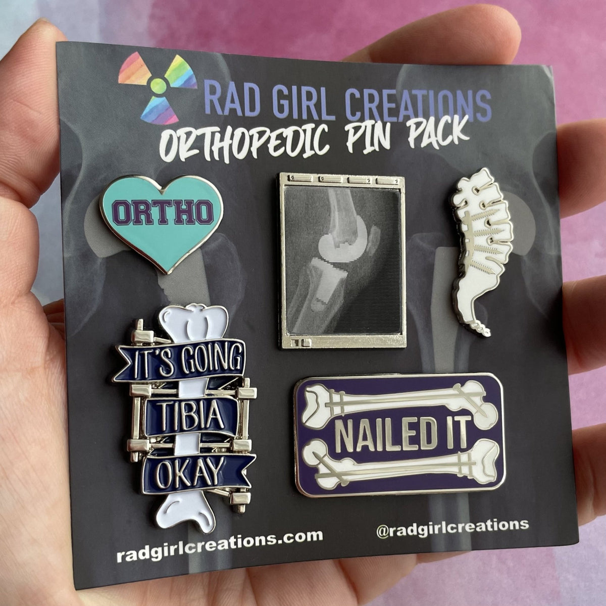 Orthopedic Pin Pack - Rad Girl Creations