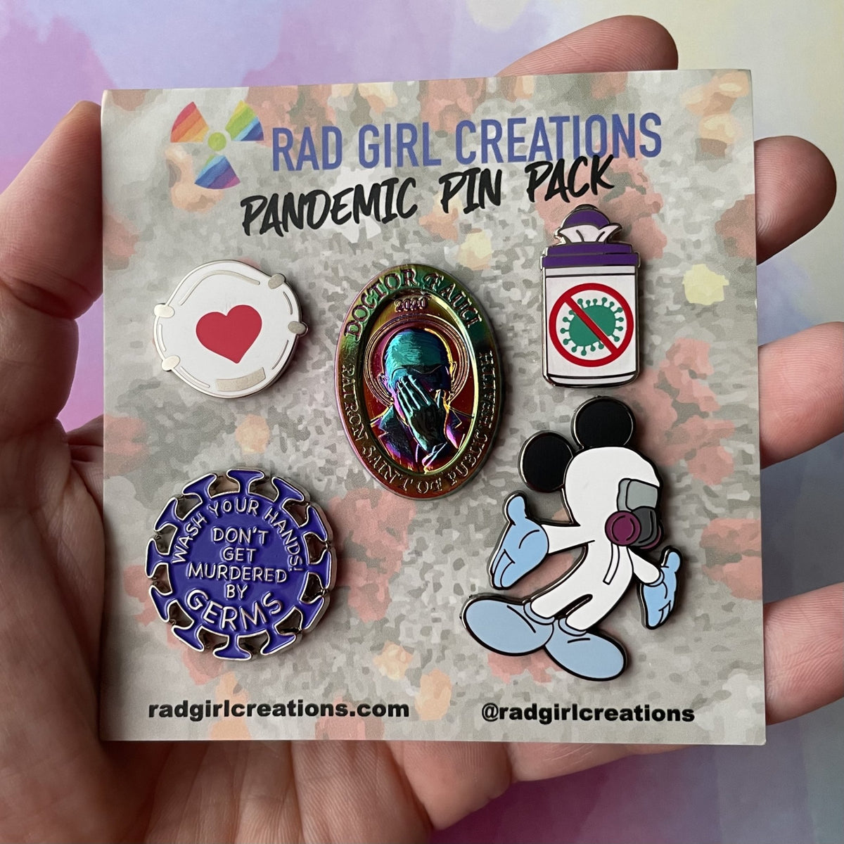 Pandemic Pin Pack - Rad Girl Creations
