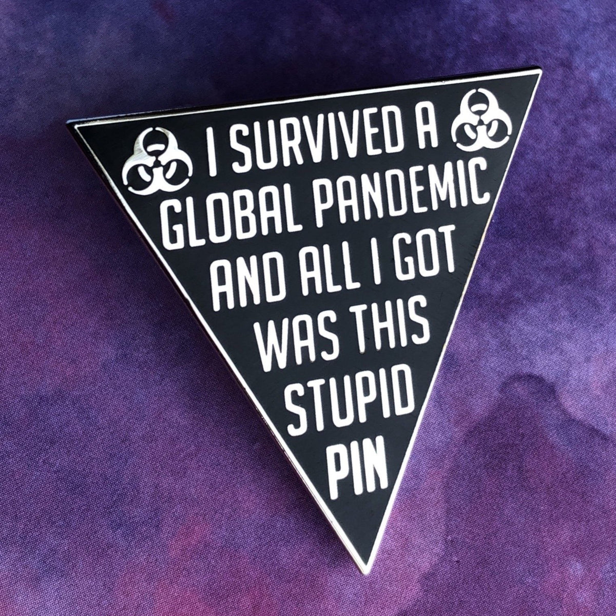 Pandemic Survivor Pin - Rad Girl Creations