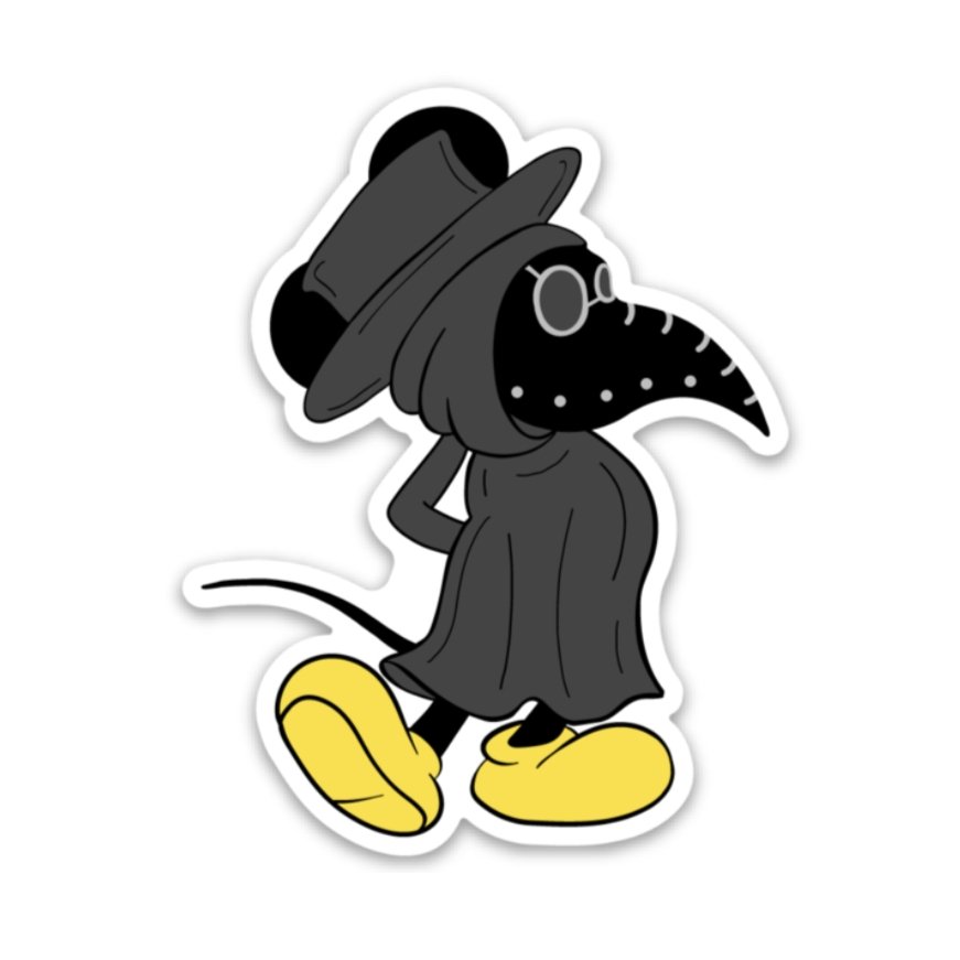 Plague Mouse Decal - Rad Girl Creations