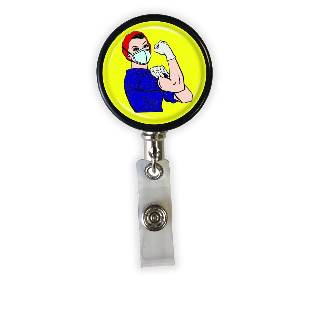Rosie the Medical Professional Badge Reel - Classic Colors - Rad Girl Creations