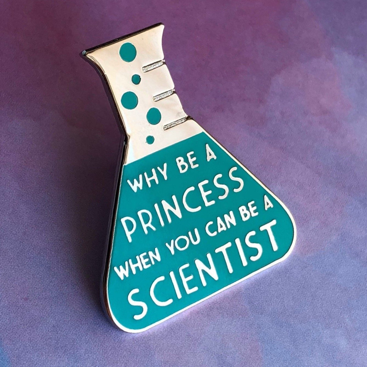 Scientist &gt; Princess Pin - Teal - Rad Girl Creations