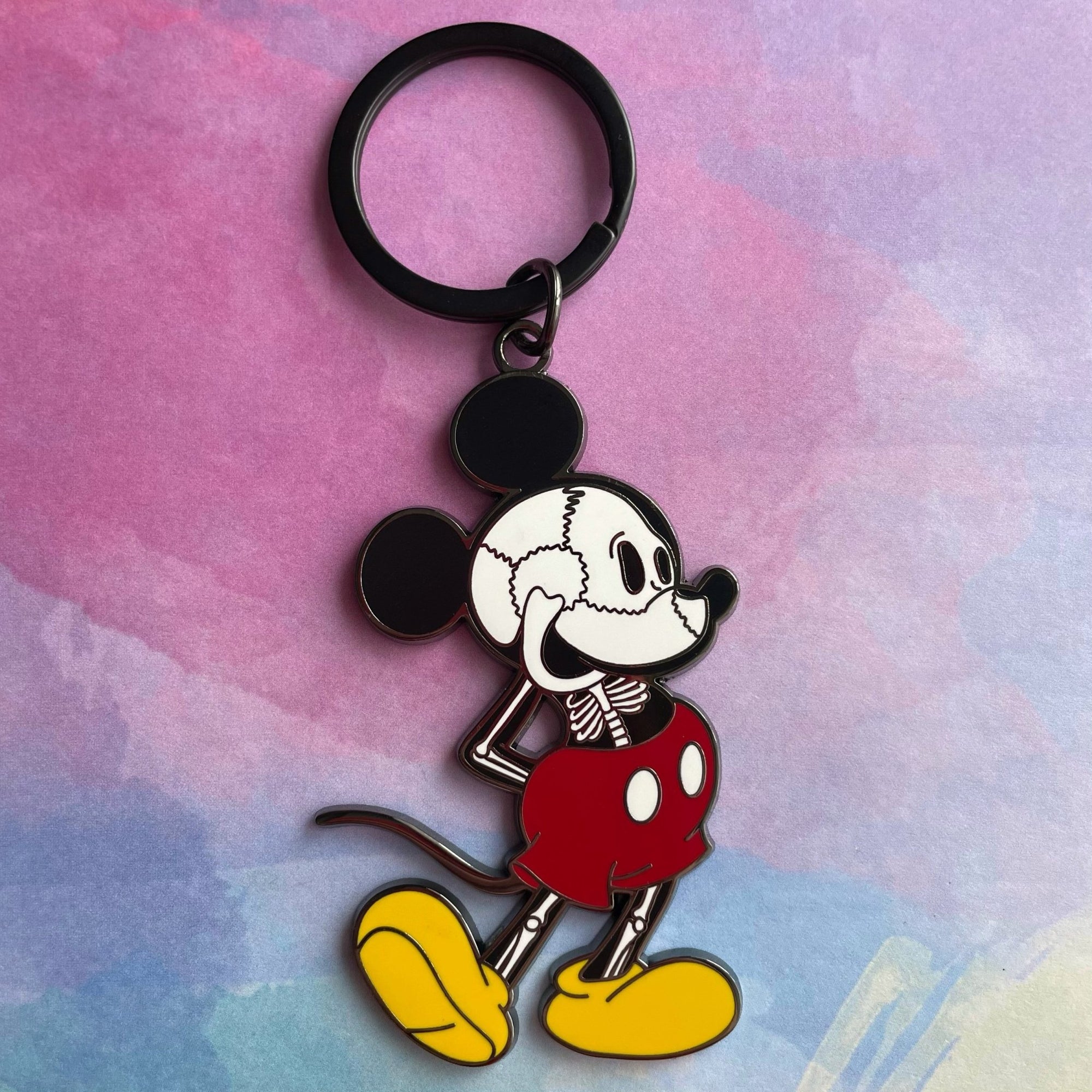 Skelly Mouse Keychain - Rad Girl Creations