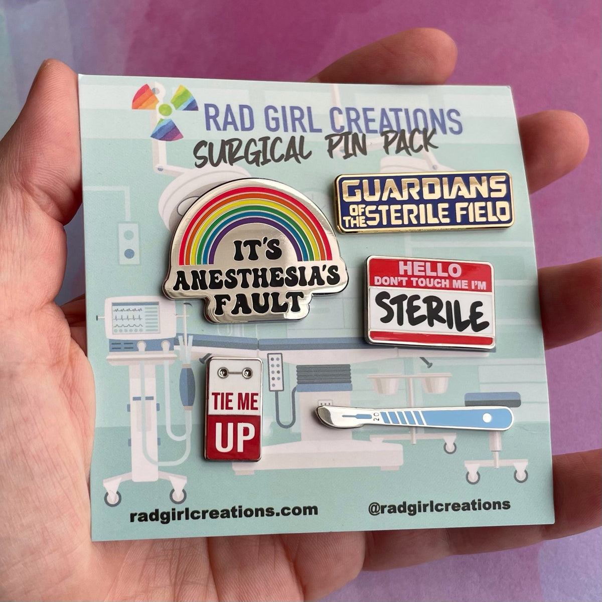 Surgical Pin Pack - Rad Girl Creations