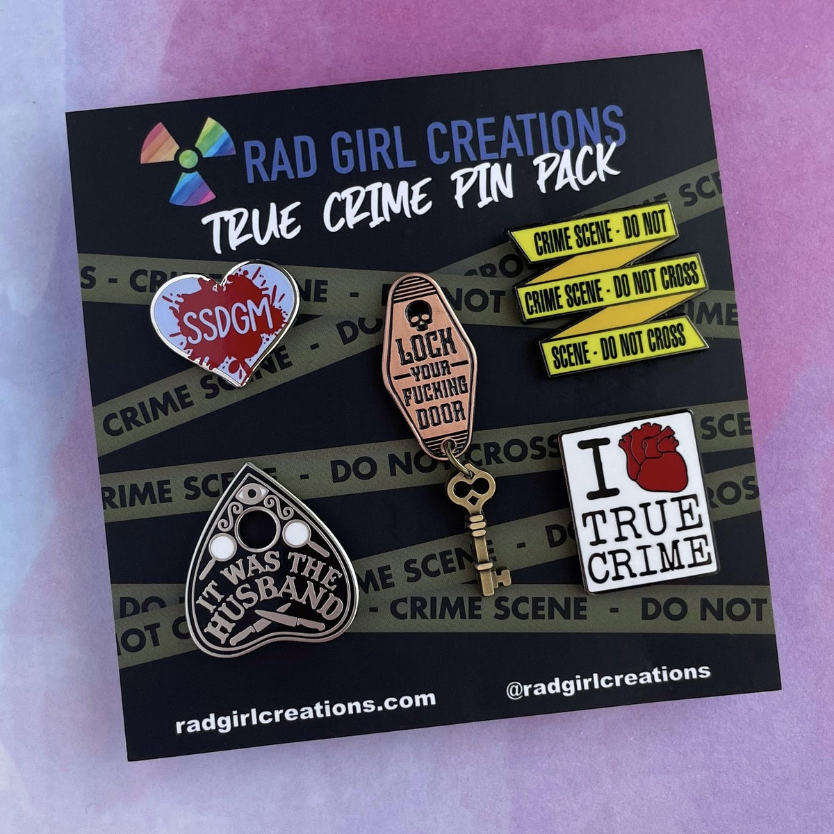 True Crime Pin Pack - Rad Girl Creations