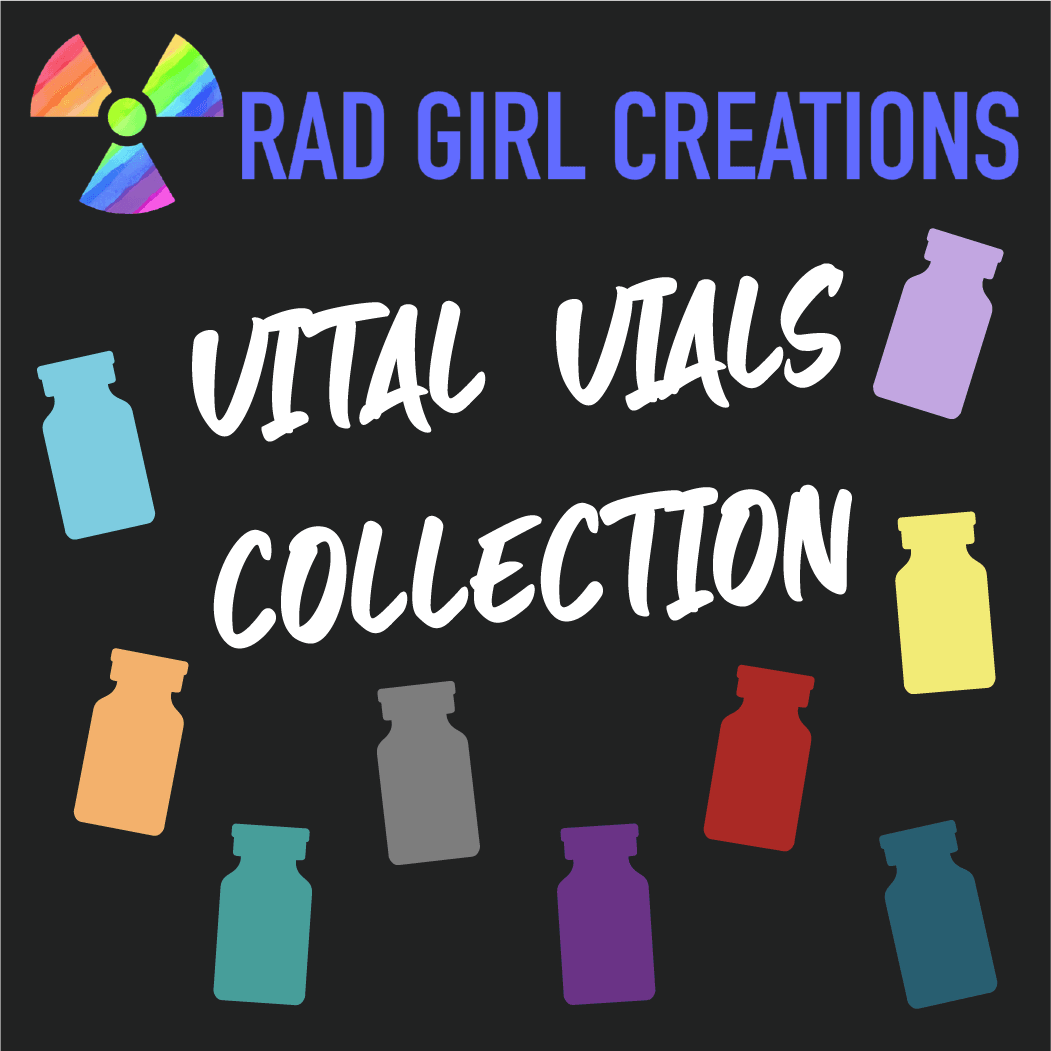 Vital Vials Pin Collection - Rad Girl Creations