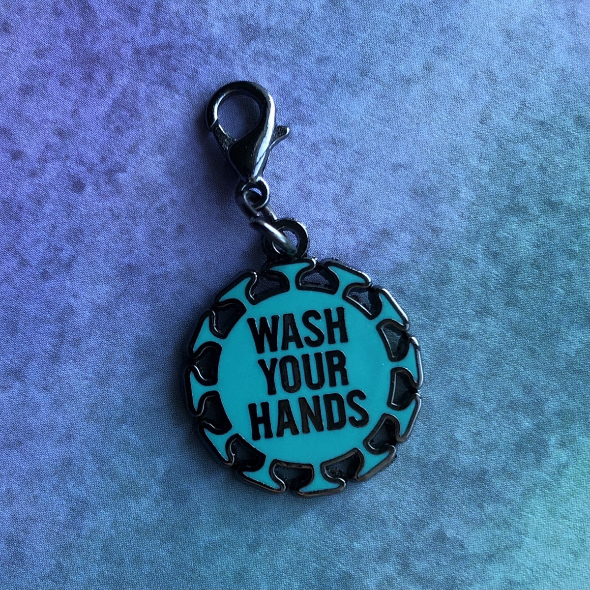 Wash Your Hands Germ Charm - Rad Girl Creations