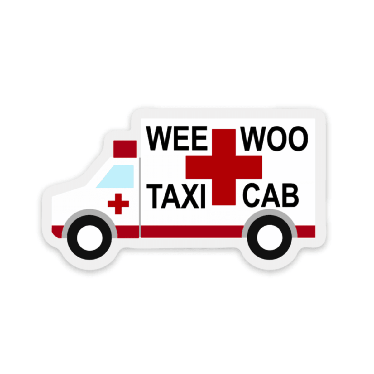 Wee Woo Taxi Cab Decal - Rad Girl Creations