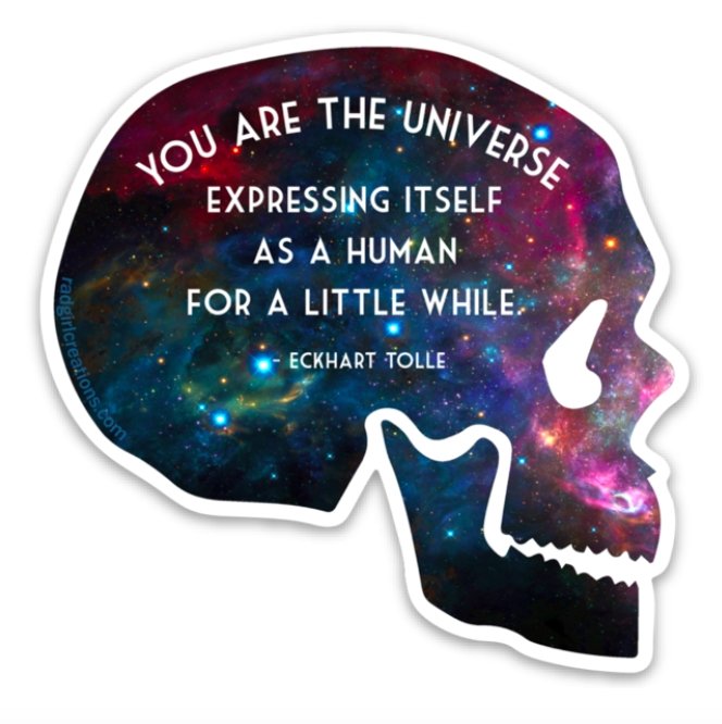 You Are Made of Stardust Decal - Rad Girl Creations